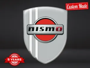 Nissan Domed Sticker Style Exclusive Luxury Labels